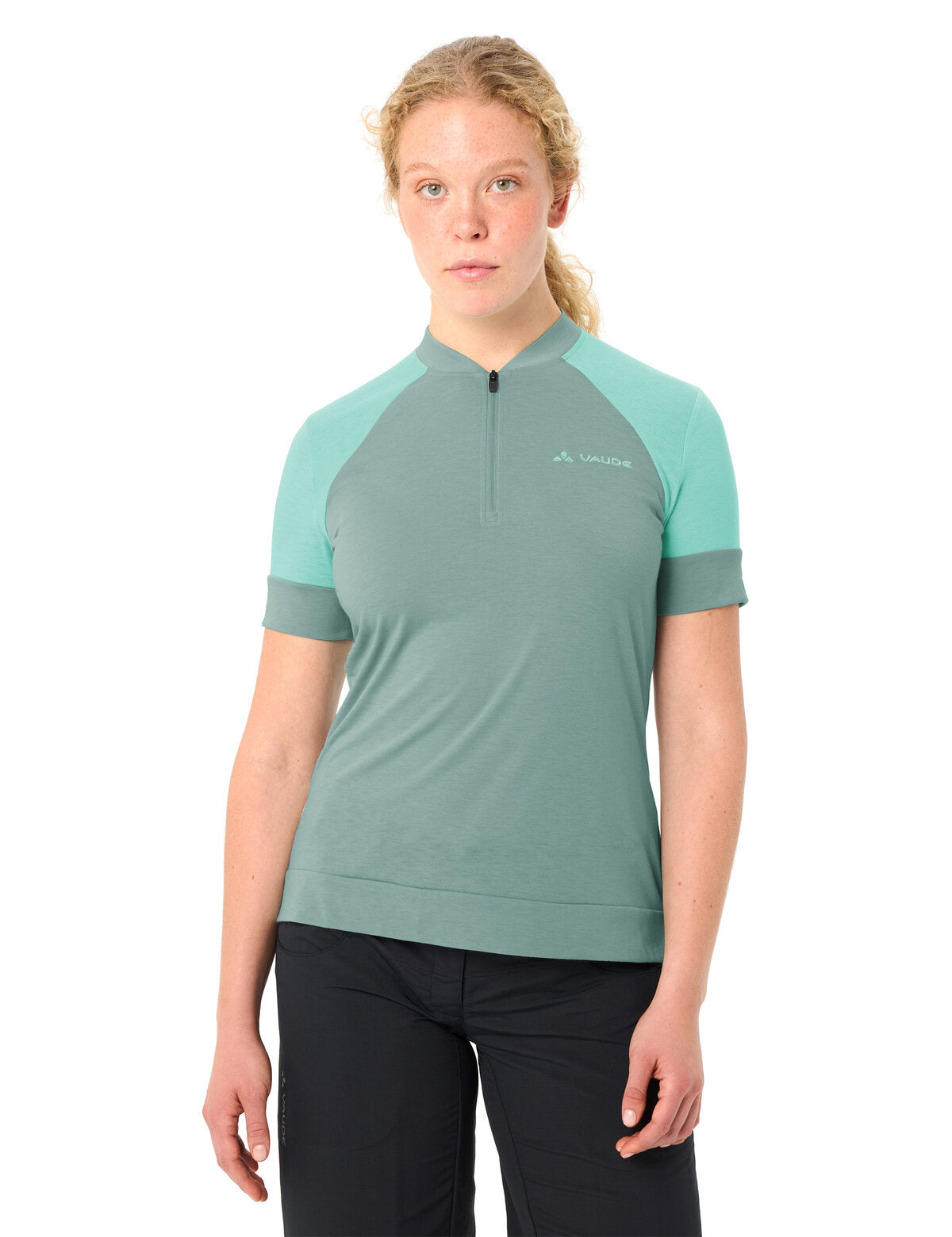 VAUDE Dames Altissimo Q-Zip Shirt dusty fern uni