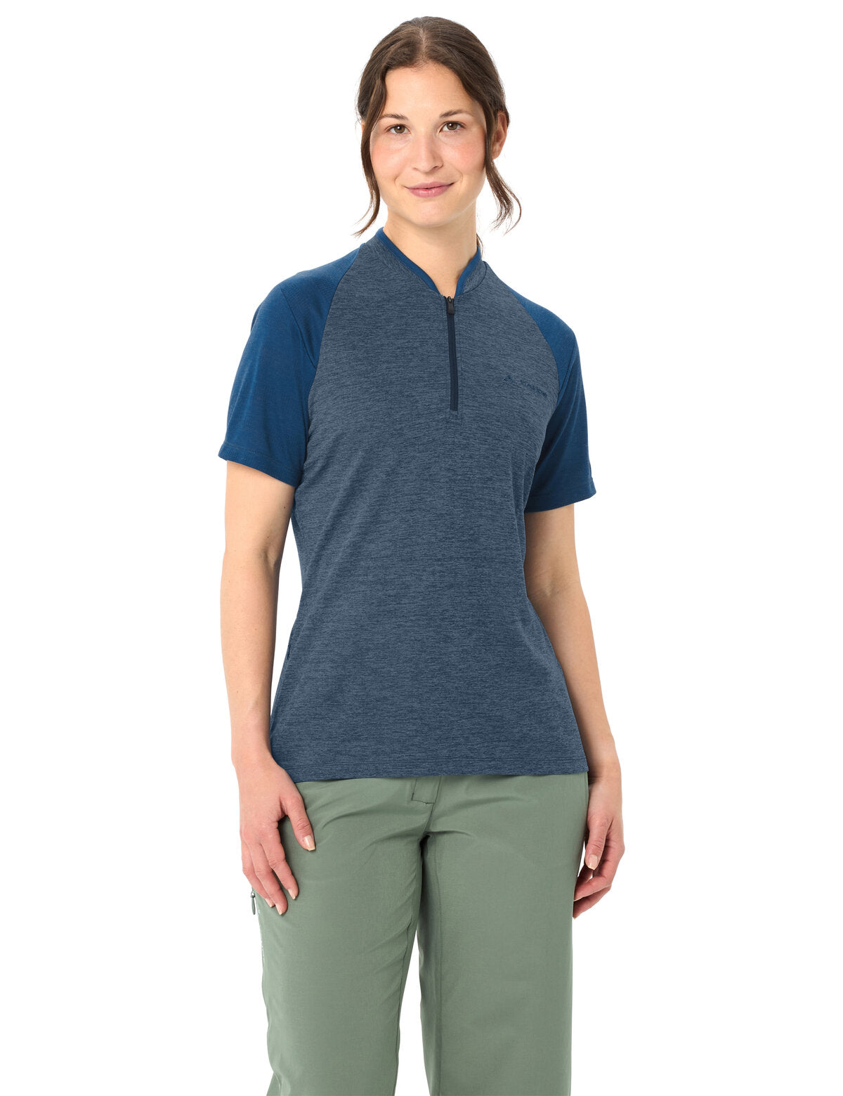 VAUDE Dames Tamaro HZ Shirt IV donkerzee uni