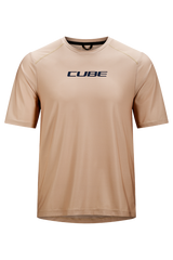 Cube functioneel shirt korte mouw bordeaux