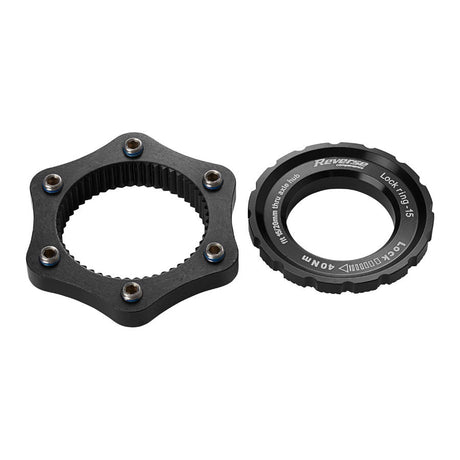 Reverse Centerlock-adapter zwart