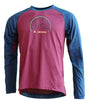 Zimtstern PureFlowz Shirt LS Men Windsor Wine/French Navy
