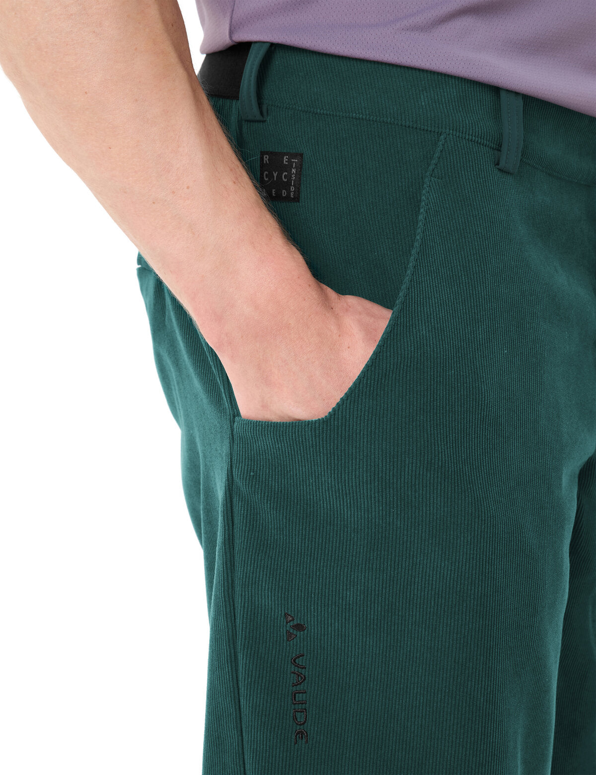 VAUDE Heren Loamer Base Cord Shorts deep pond