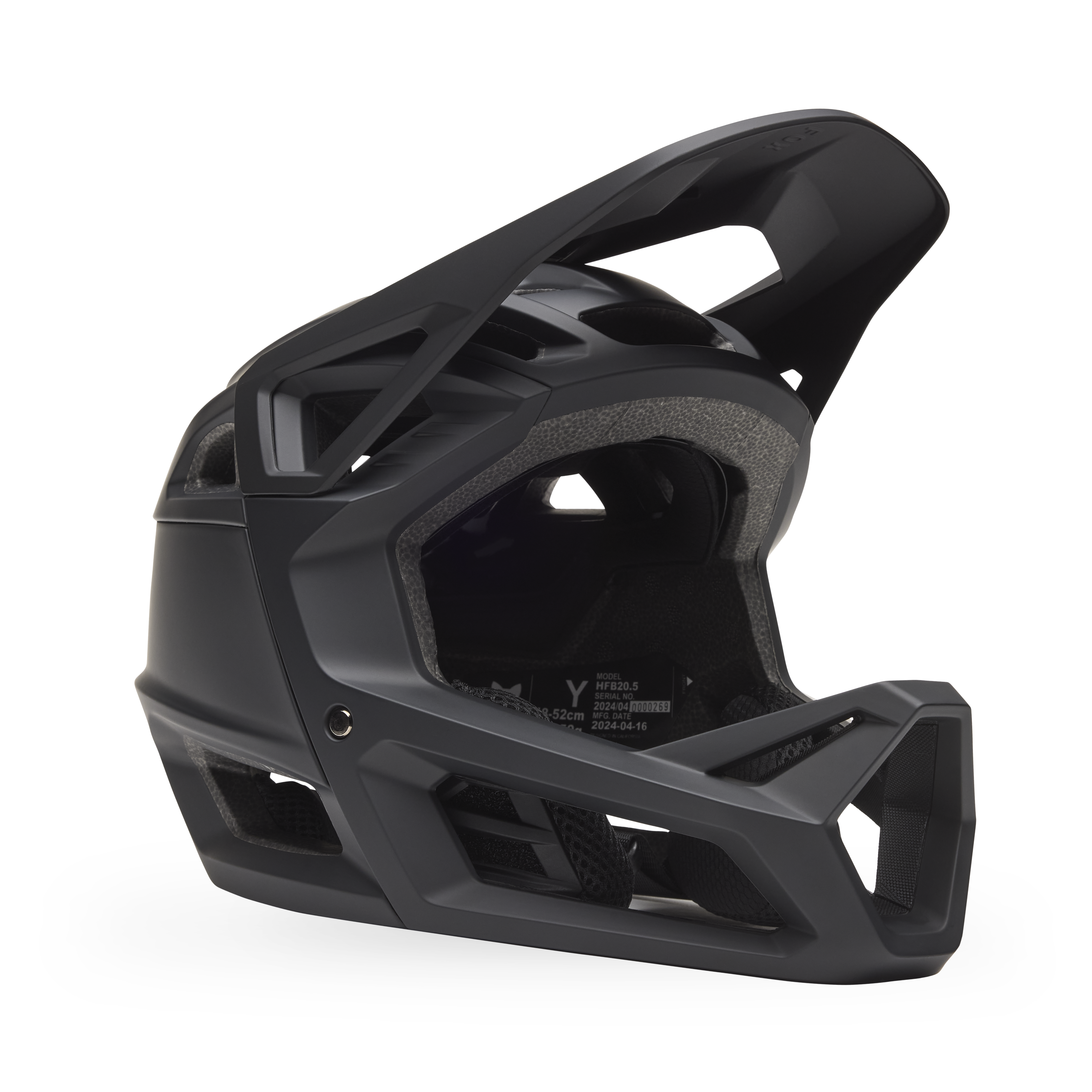 Fox YTH Proframe Full Face Helm Mat Zwart