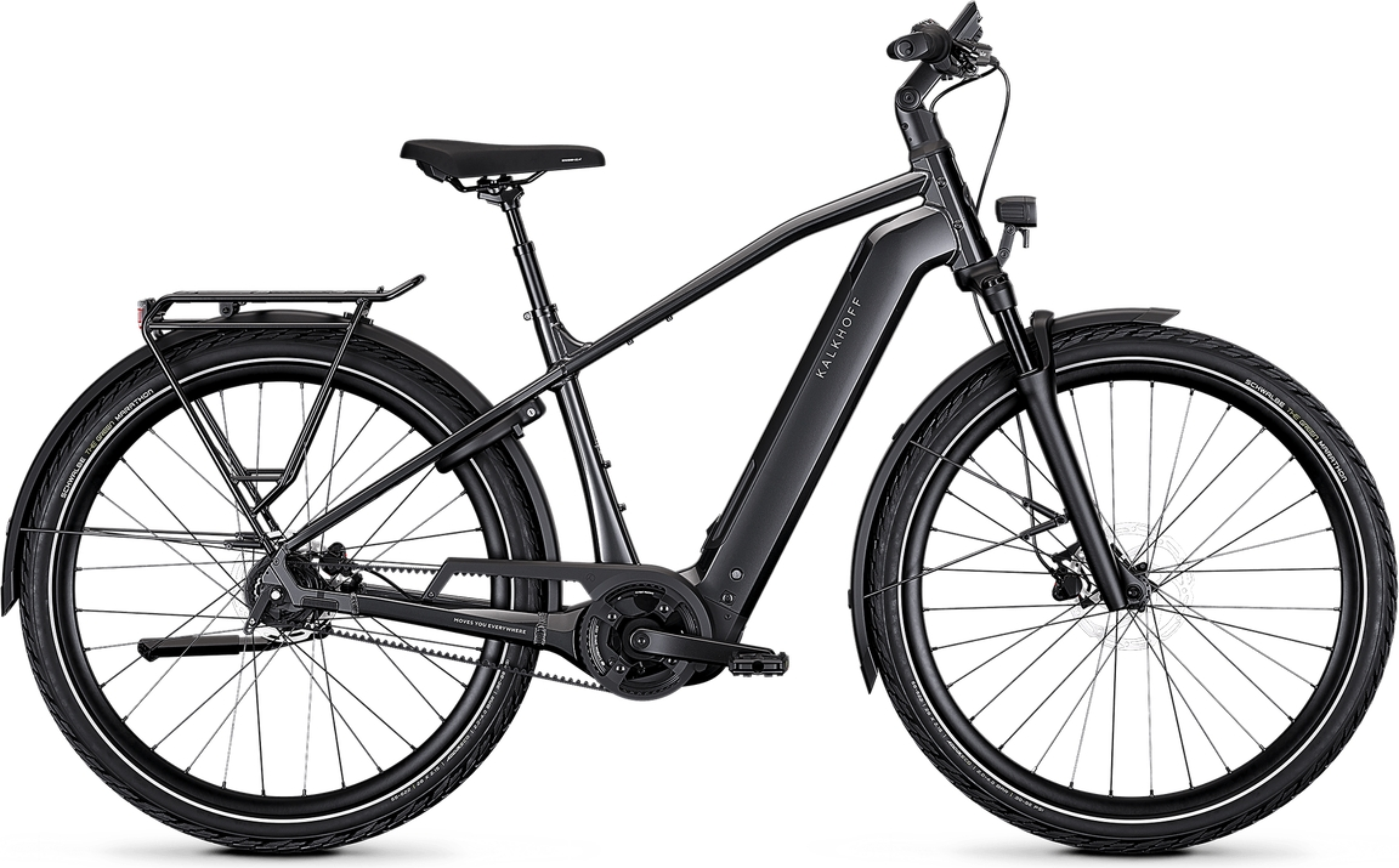 Kalkhoff IMAGE 3 EXCITE Diamant Terugtraprem 600 diamondblack glossy