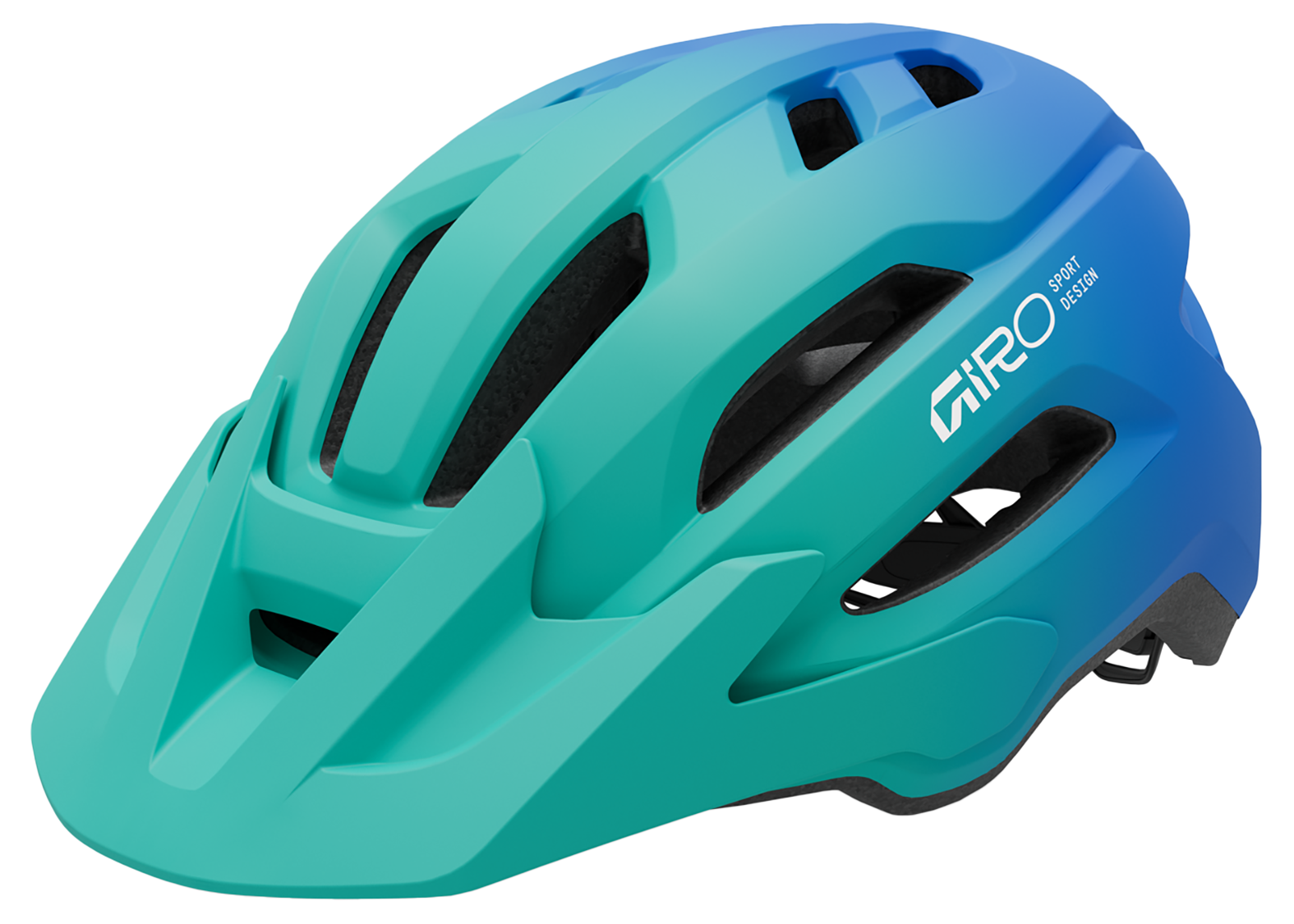 Giro Fixture Mips II Y jeugdhelm mat groen/blauw