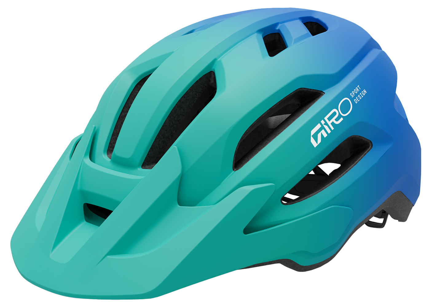 Giro Fixture Mips II Y jeugdhelm mat groen/blauw
