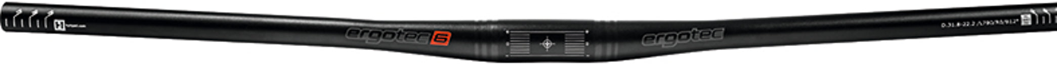 Humpert Flatbar Stuur Ø31,8mm 780B Alu zwart