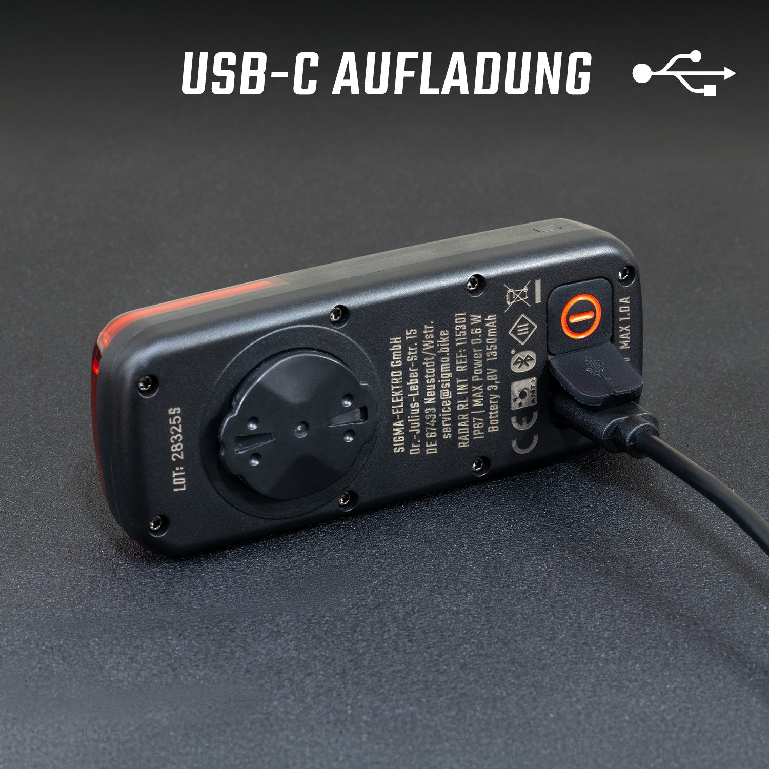 Sigma RECO 80 Link Radar met StVZO achterlicht