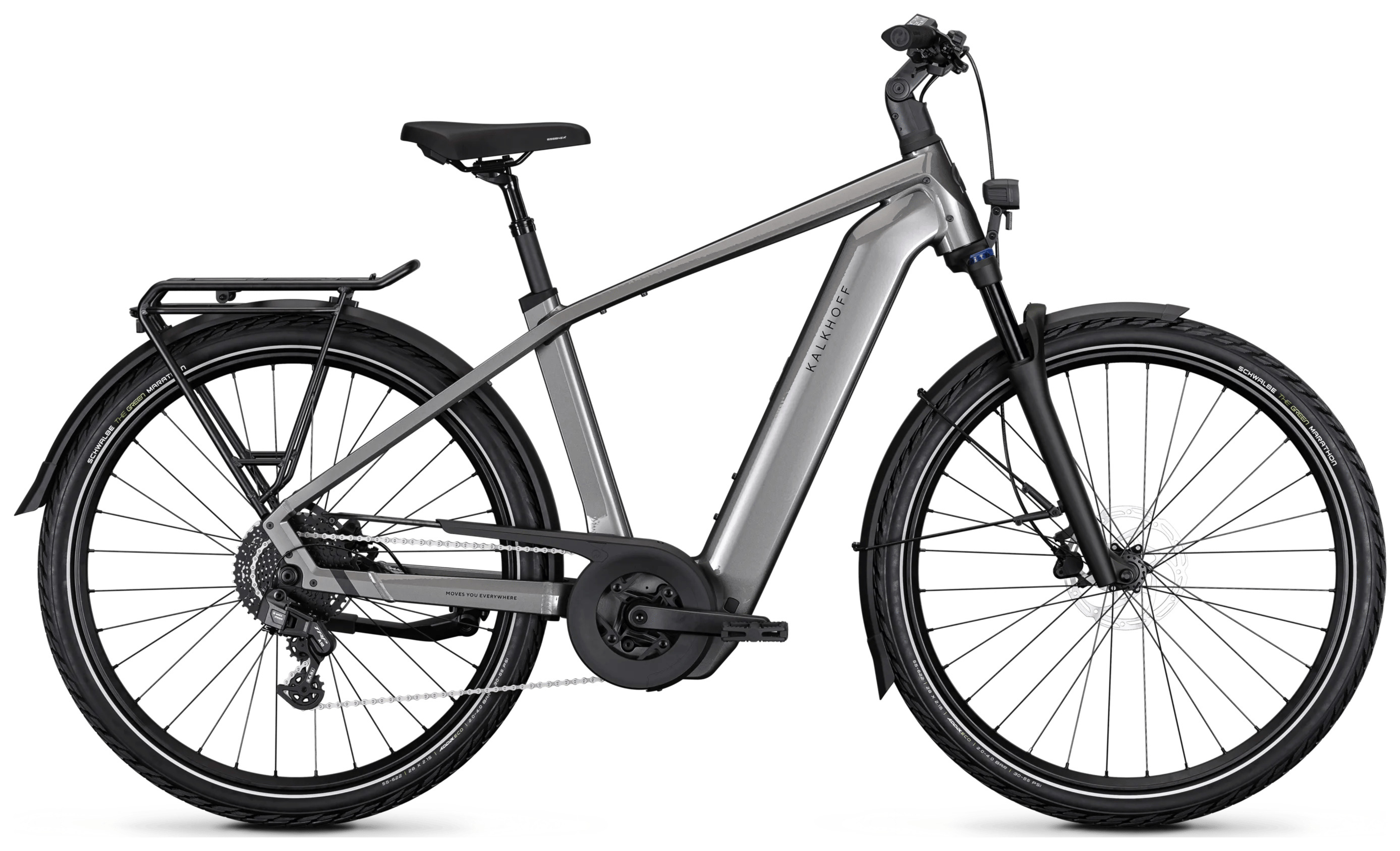 Kalkhoff ENDEAVOUR 5 AUTO Diamant 800 jetgrijs
