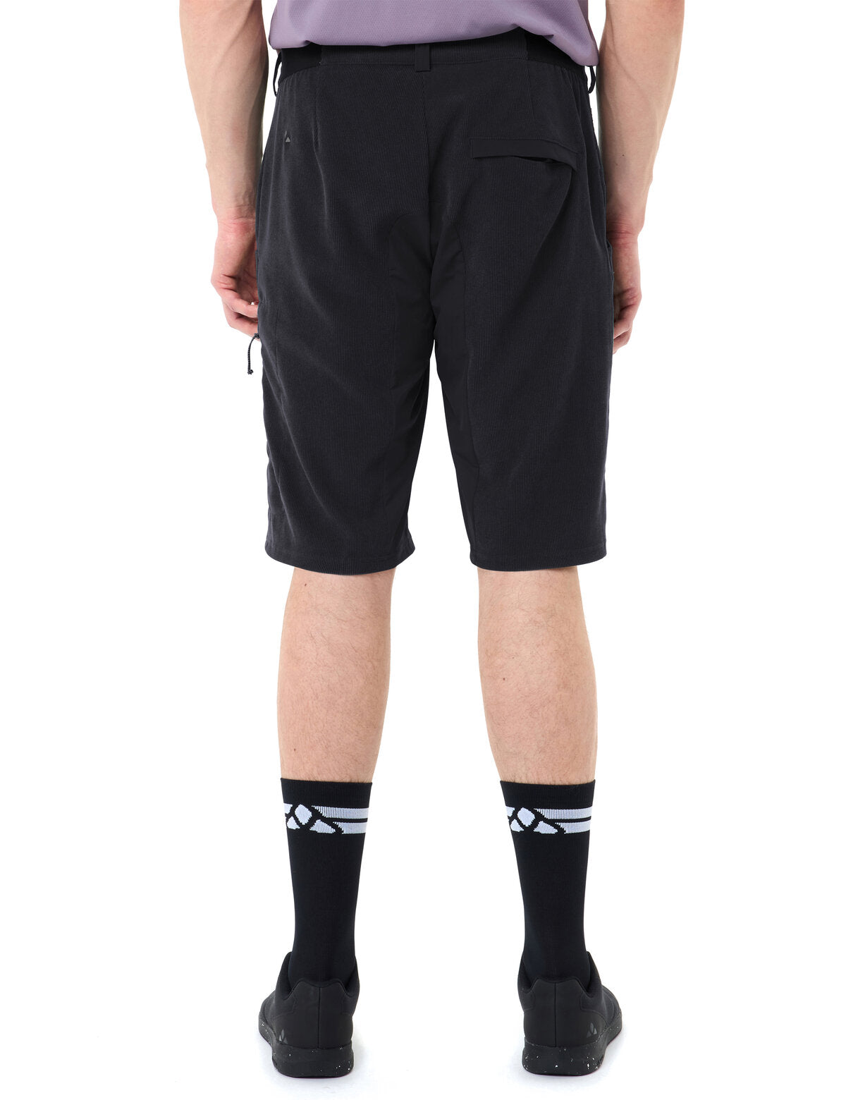 VAUDE Heren Loamer Base Cord Shorts zwart
