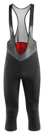 Löffler M 3/4 Bike Bib Tights Basic Gel Zwart