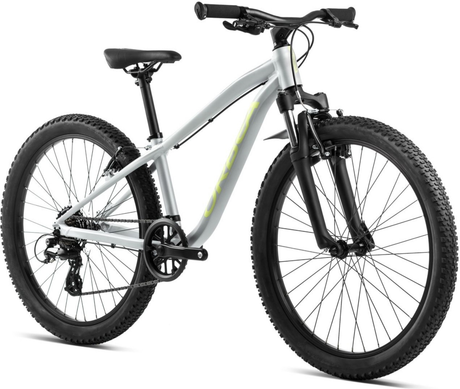Orbea MX 24 XC Halo Zilver - Spicy Lime (Mat)