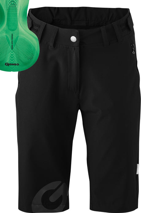 Gonso Sitivo fietsbroek dames zwart