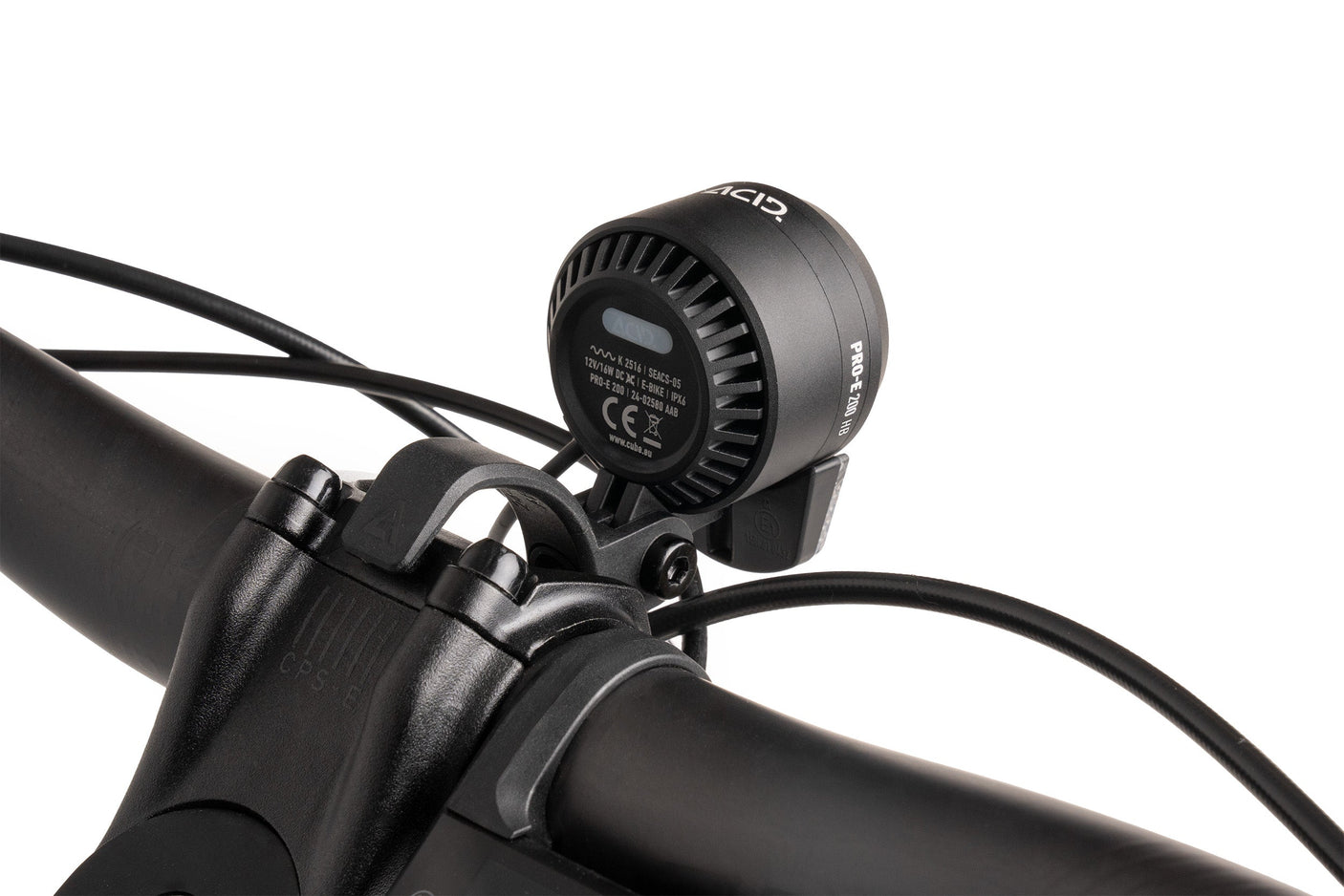 ACID E-Bike koplamp PRO-E 200 Grootlicht X-Connect zwart