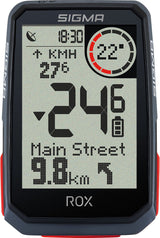Sigma ROX 4.0 fietscomputer incl. stuurpenhouder zwart