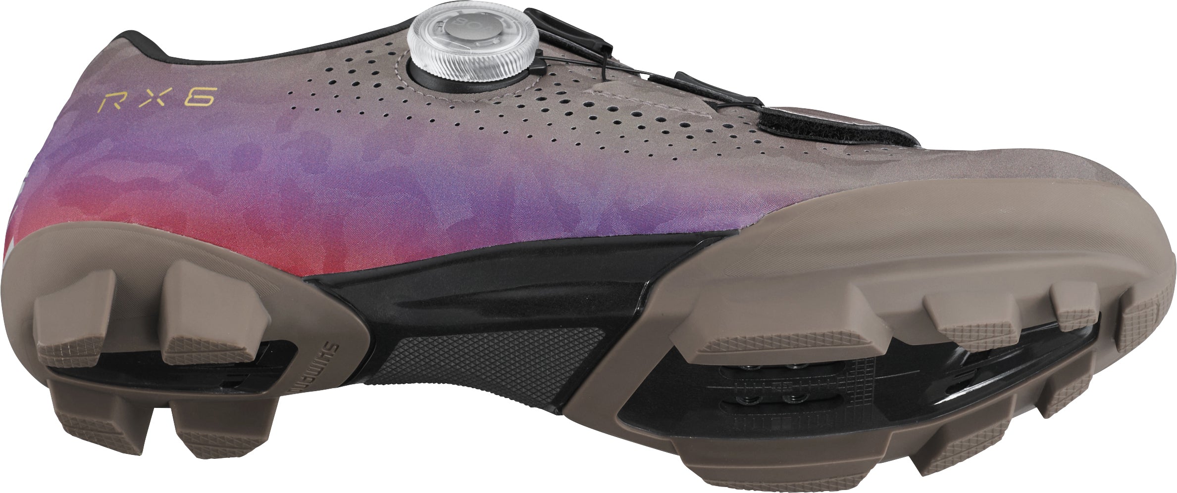 Shimano RX600W Gravel-schoenen Dames grijs/paars