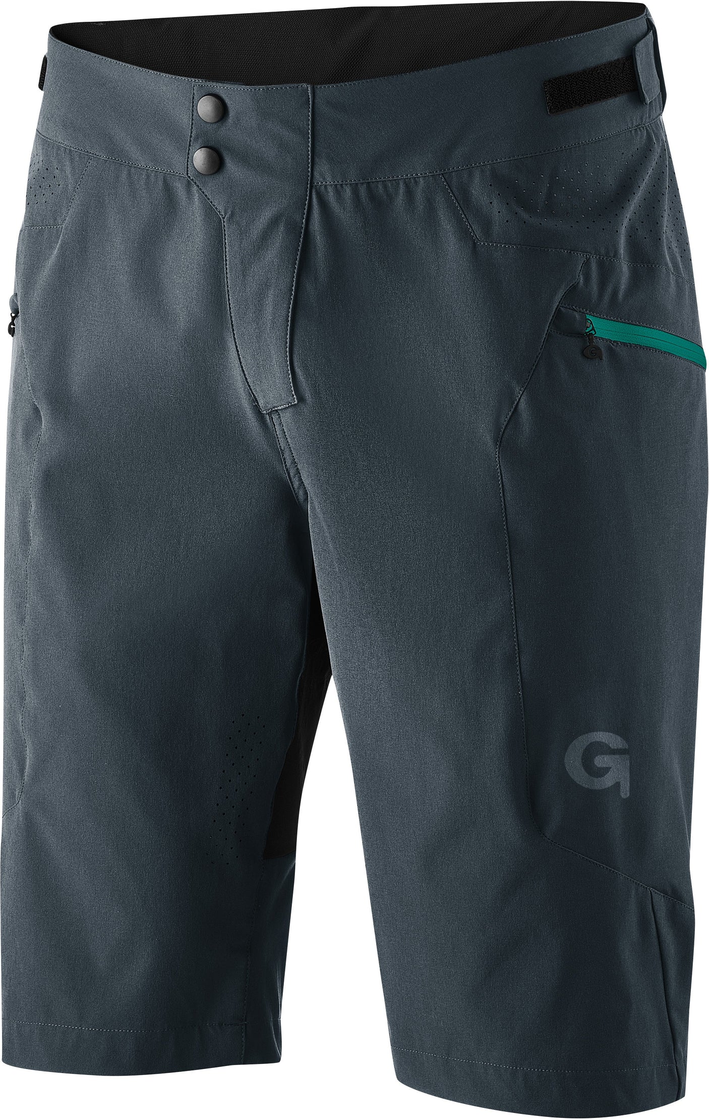 Gonso Valdes Fietsshorts Heren grijs