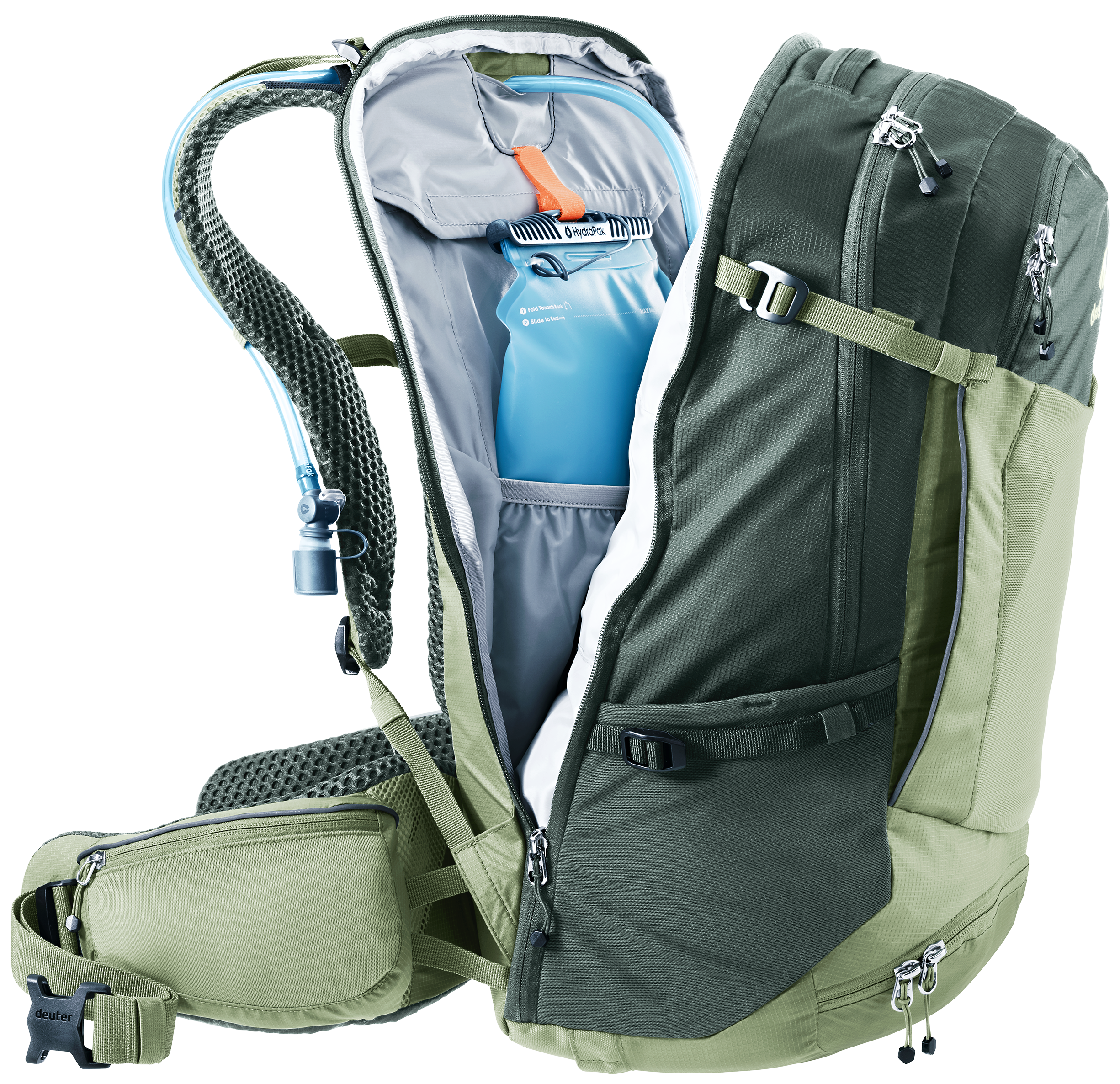 deuter Trans Alpine Pro 28 fietsrugzak grove-ivy