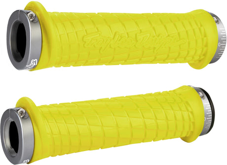 ODI Troy Lee Designs Lock-On MTB handvatten geel