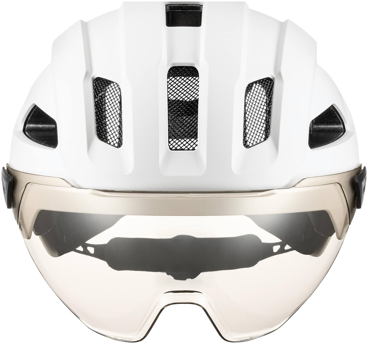 uvex Stride Vizier wit mat/ltm. zilver