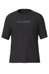 Cube functioneel shirt korte mouw black