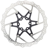 Reverse remschijf 6-gaats aluminium/staal zwart/zilver