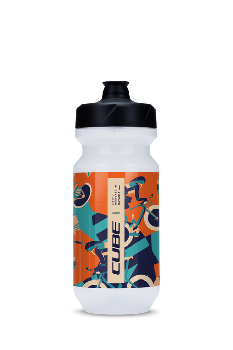 CUBE drinkfles Flow 500 blauw'n'oranje
