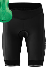 Gonso SITIVO Green W Shorts | Dames korte fietsbroek | black/bright green – aktuelle Variante