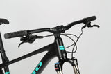 Haro Bikes Double Peak 1 - Matte Black / Teal (2025)