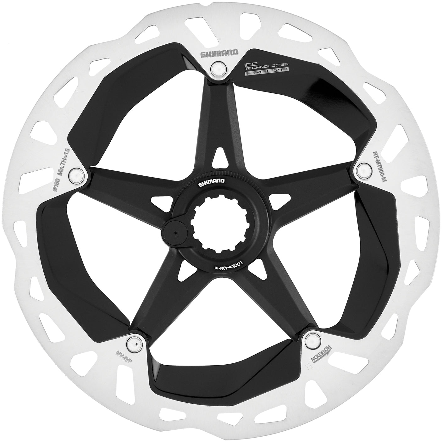 Shimano RT-MT900 remschijf CL met magnetische sluitring 180mm