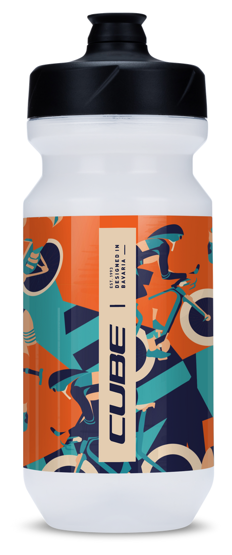 CUBE Drinkfles Flow 500 blue´n´orange
