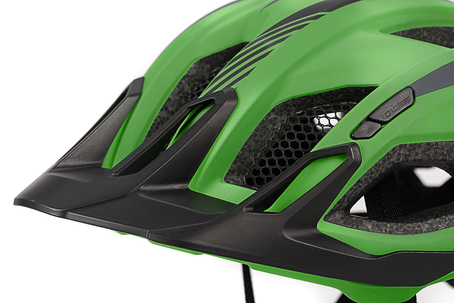 Cube QUEST Helm groen´n´grijs´n´black