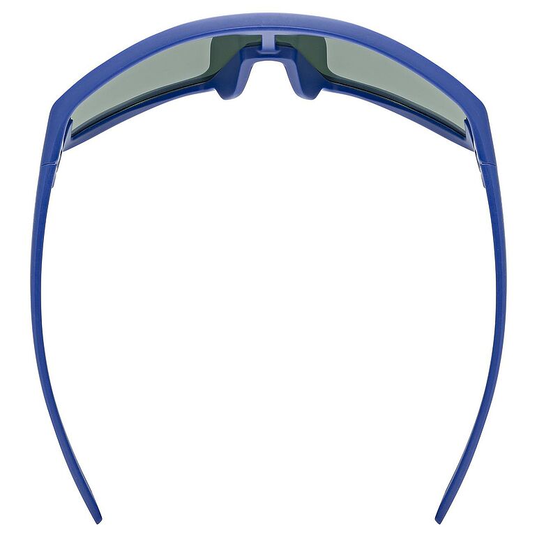 uvex Skyryse Jr. fietsbril Blauw Mat / Spiegel Groen