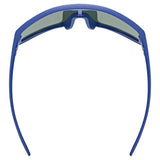 uvex Skyryse Jr. fietsbril Blauw Mat / Spiegel Groen