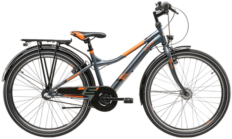 S'cool troX 26-N3 Donkergrijs/Oranje