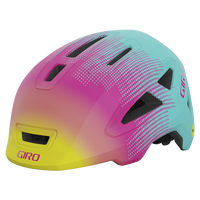 Giro Scamp II helm mat teal/roze towers