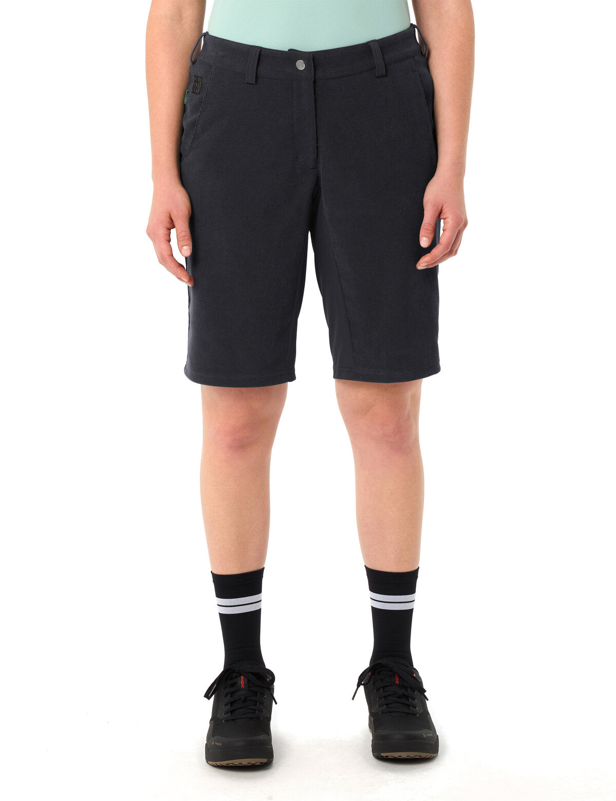 VAUDE Dames Loamer Base Cord Shorts zwart