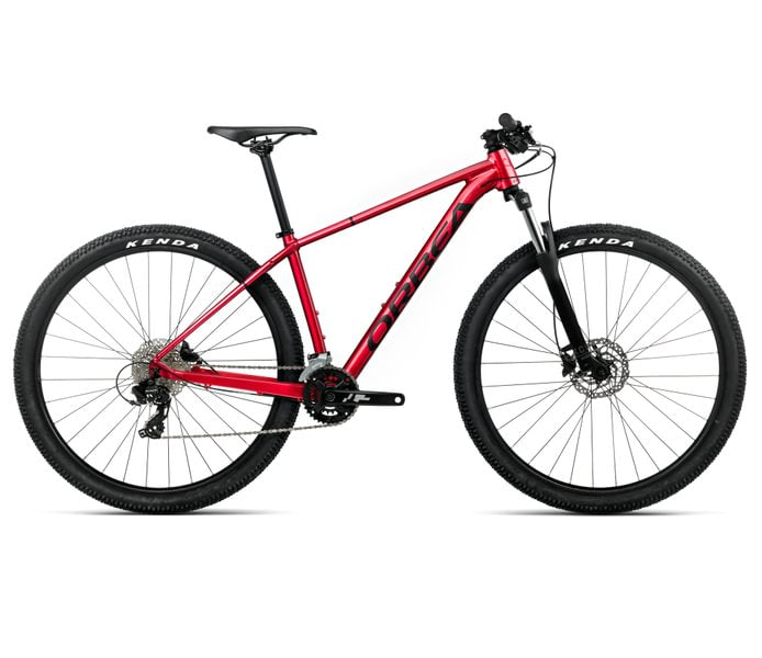 Orbea ONNA 29 50 Burning Red (Gloss) - Zwart (Mat)
