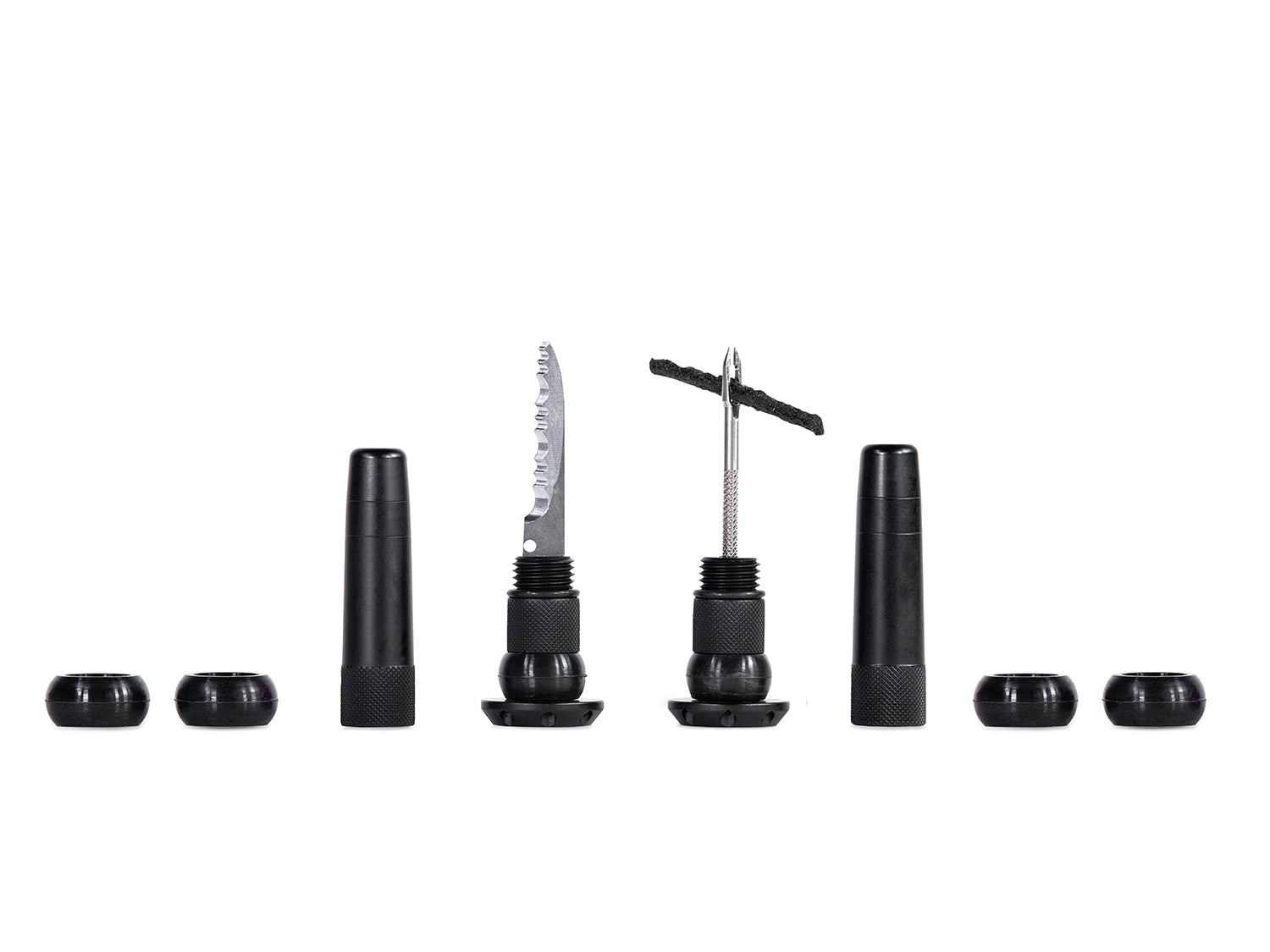 Muc-Off Stealth Tubeless Puncture Plug reparatieset met gereedschap zwart