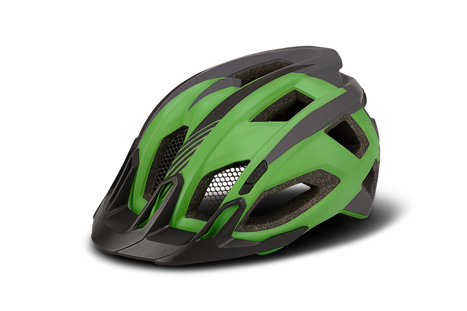 Cube QUEST Helm groen´n´grijs´n´black