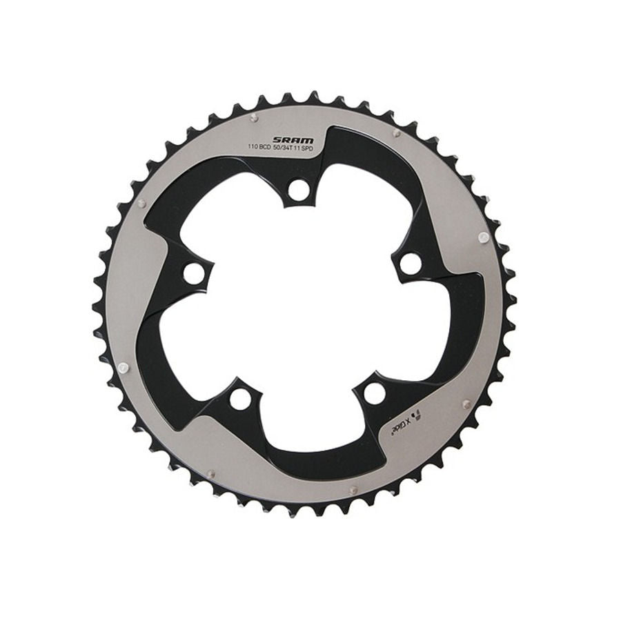 SRAM Road X-Glide Yaw kettingblad Red/Force 110mm steekcirkel zwart