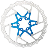 Reverse remschijf 6-gaats aluminium/staal blauw
