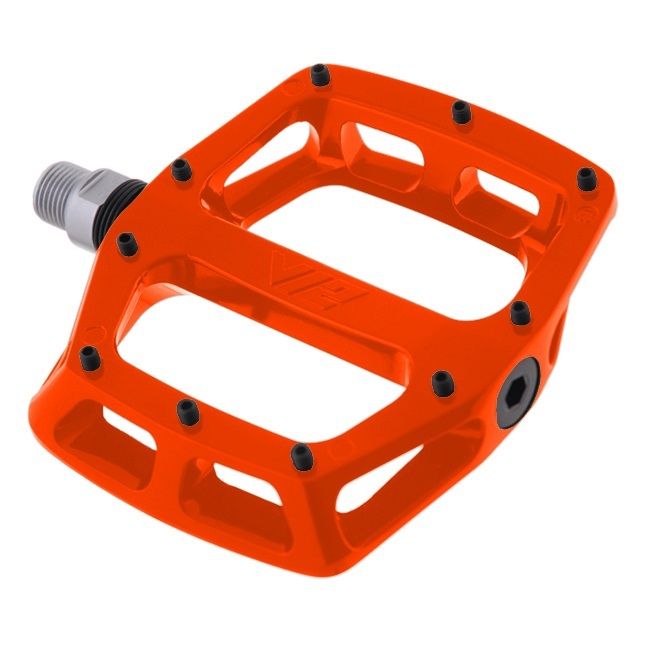 DMR V12 platformpedalen tango oranje