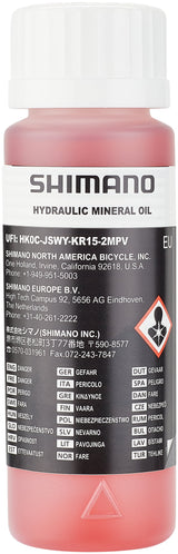 Shimano mineraalolie voor schijfremmen 100ml