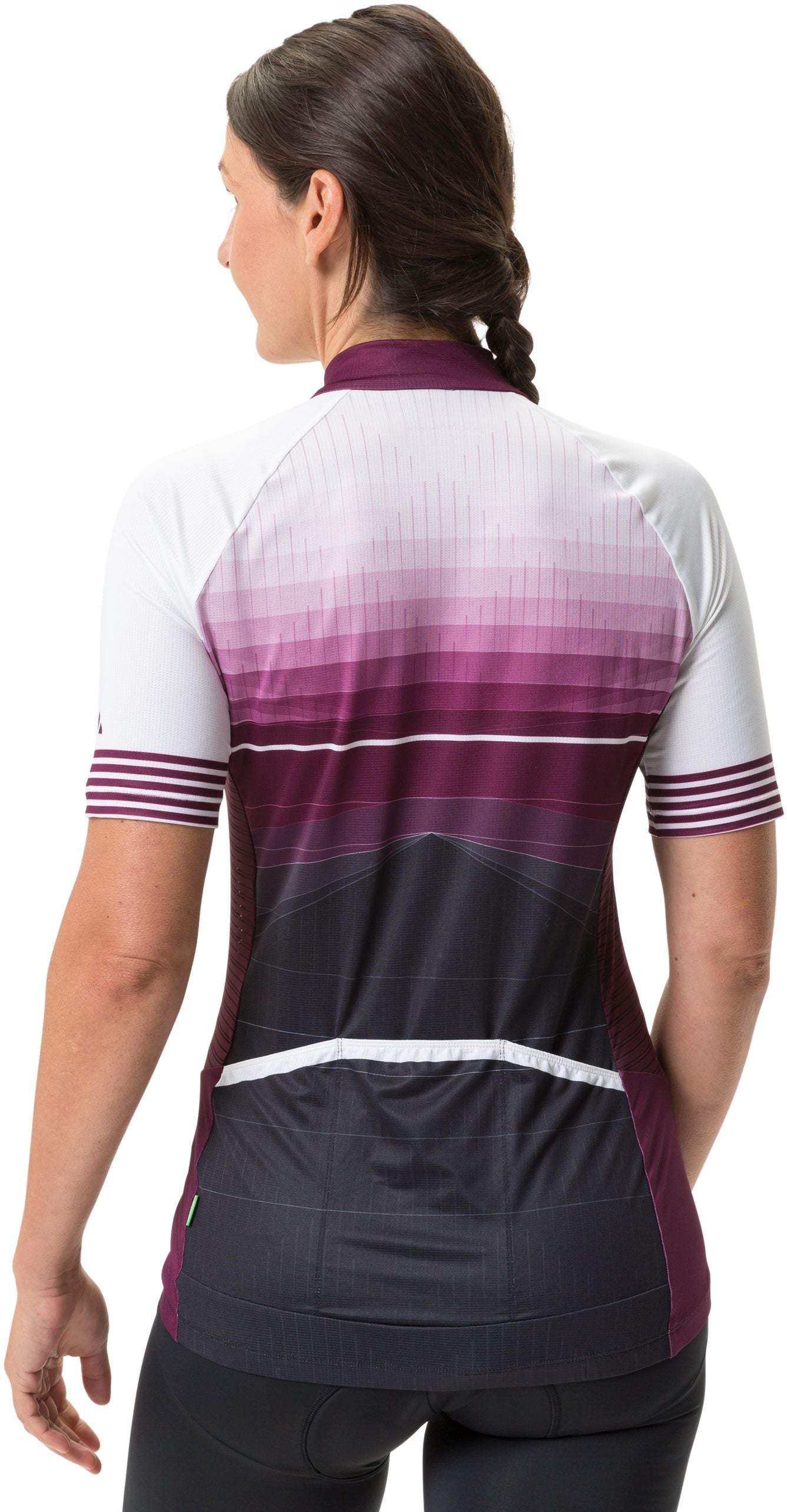 VAUDE Posta shirt met 1/2 rits dames paars