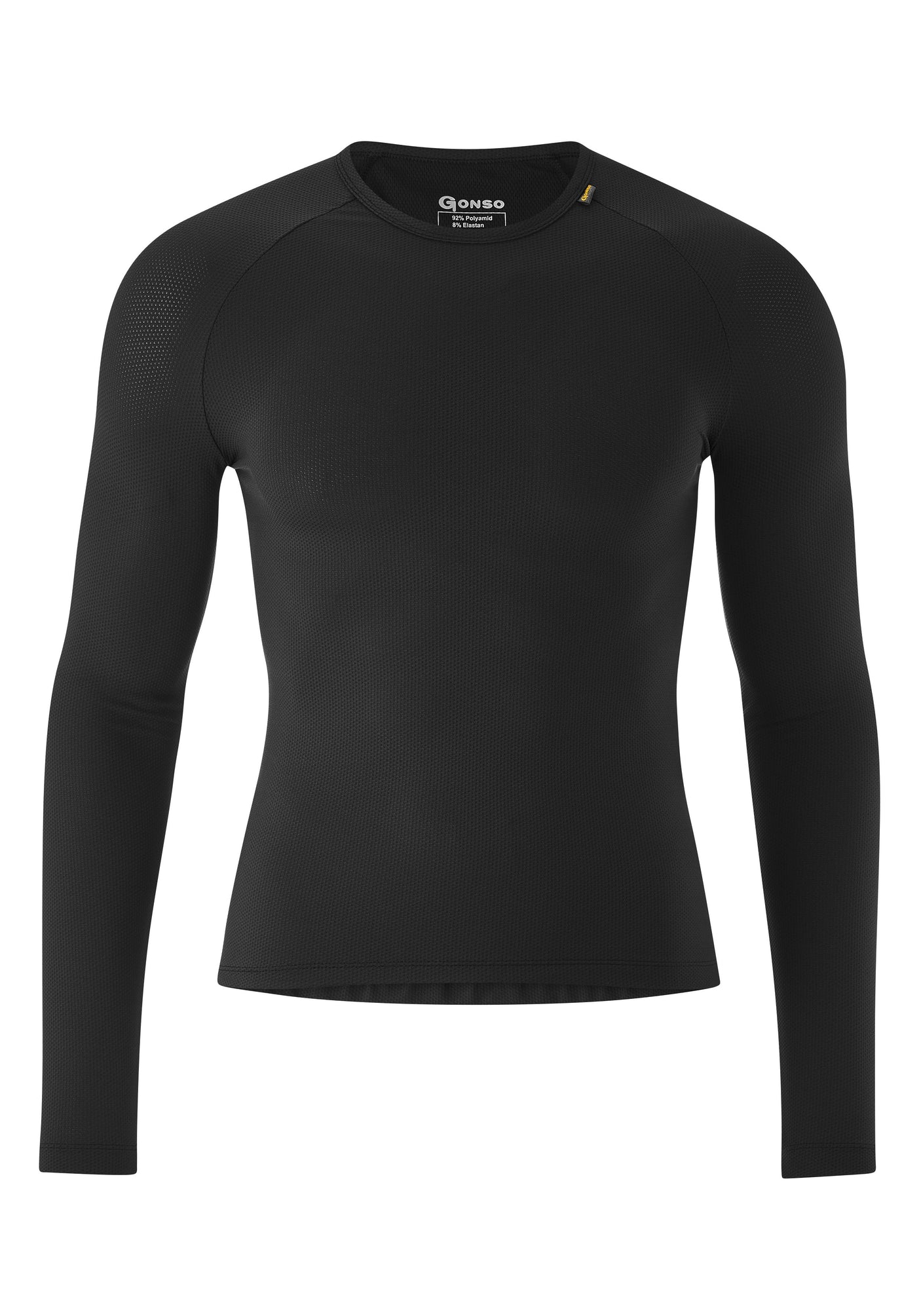 Gonso Base Shirt Longsleeve Heren Zwart