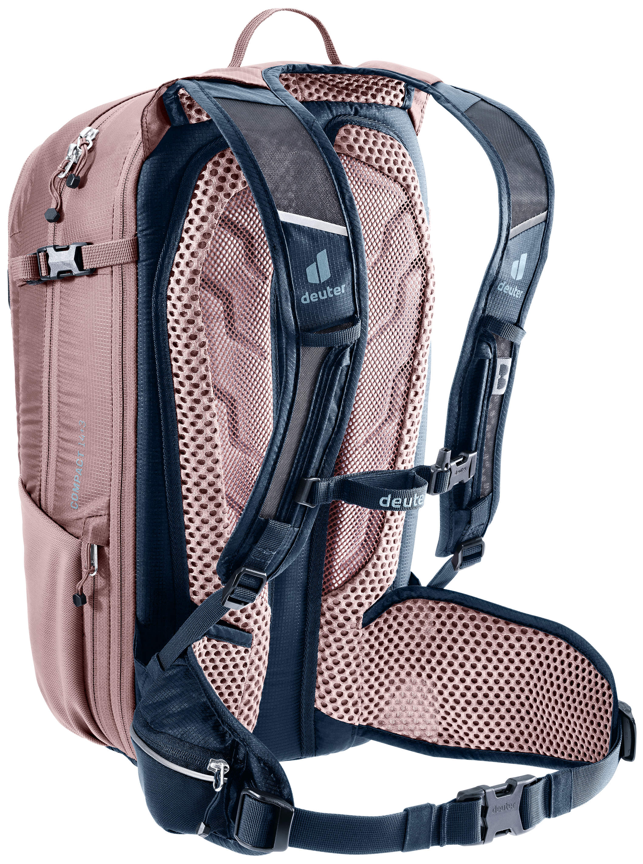 deuter Compact 14+3 fietsrugzak ink-ashrose