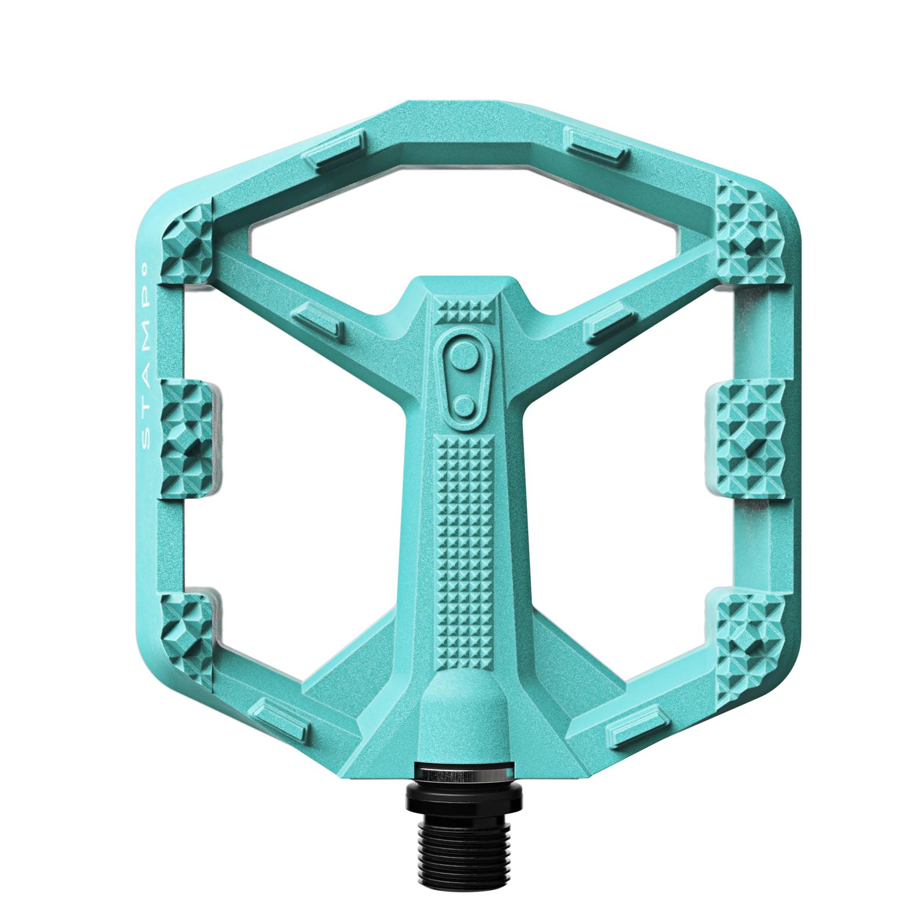 Crankbrothers Stamp 0 Small platform-pedaal turquoise