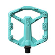 Crankbrothers Stamp 0 Small platform-pedaal turquoise