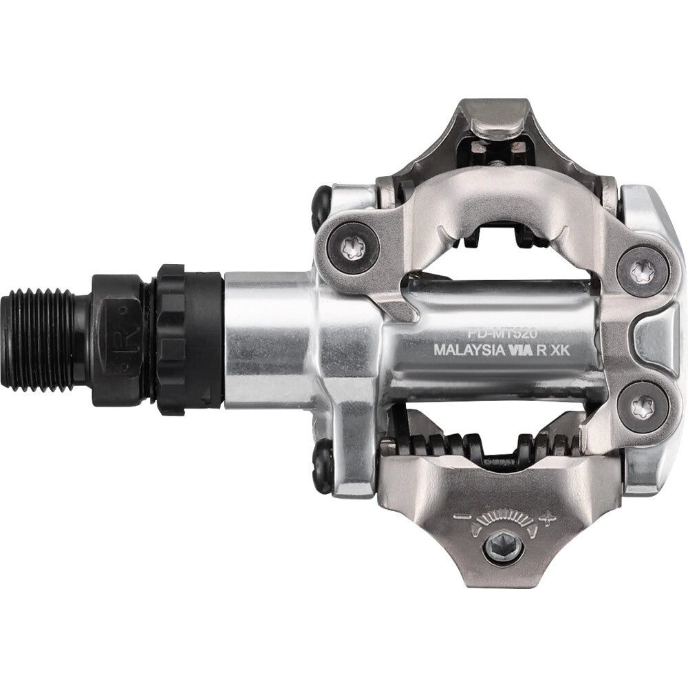 Shimano PD-MT520 SPD pedalen zilver